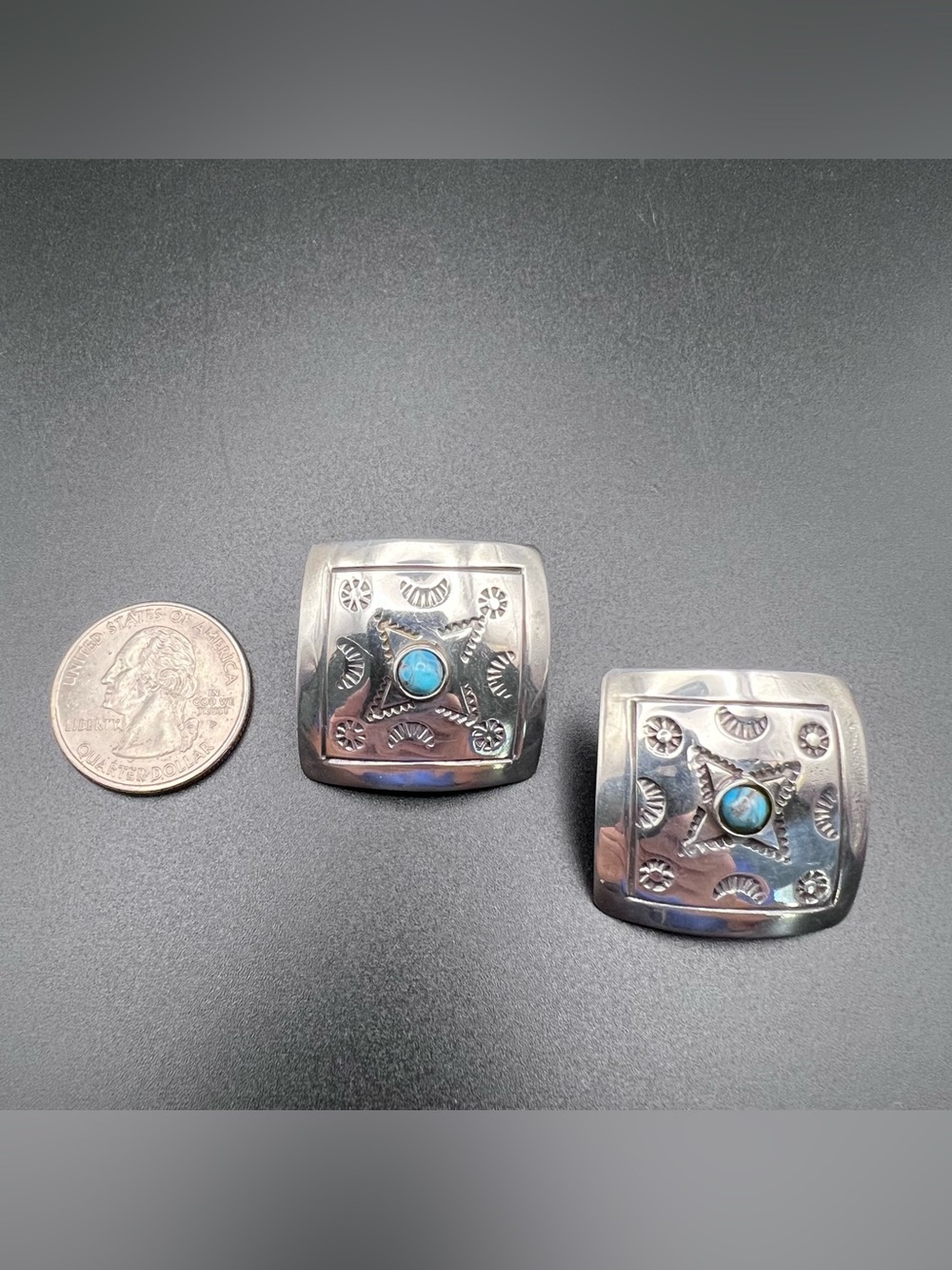 TAXCO Mexico Stamped Earrings